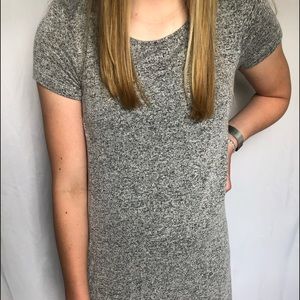 Old Navy Knit Swing Dress Heather Grey Size Small